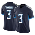 T.Titans #3 Tommy Townsend Player Navy Limited Vapor F.U.S.E. Home Game Gdoa Stitched Jerseys