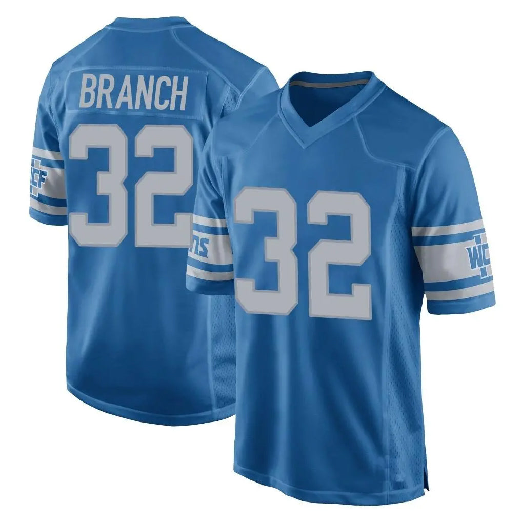 D.Lions #32 Brian Branch Player Blue Vapor Untouchable Throwback Game Gdoa Stitched Jerseys