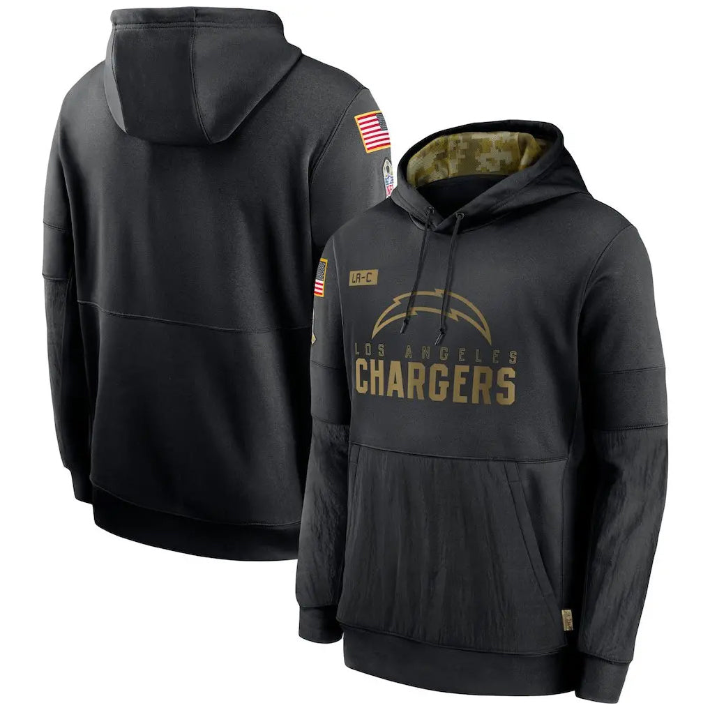 LA.Chargers ## Chargers Blank Player Black Salute to Service Hoodies Limited Game Gdoa Stitched Jerseys