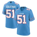 T.Titans #51 Austin Schlottmann Player Light Blue 2026 Game Home Gdoa Stitched Jerseys