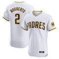 S.Diego Padres #2 Xander Bogaerts Player White Home Limited Elite Fdoa Stitched Jerseys