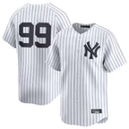 NY.Yankees #99 Aaron Judge Player White Limited Home Fdoa Stitched Jerseys