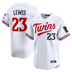 M.Twins #23 Royce Lewis Player White Home Limited Fdoa Stitched Jerseys