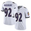 B.Ravens #92 Nnamdi Madubuike Player White Vapor F.U.S.E. Limited Gdoa Stitched Jerseys