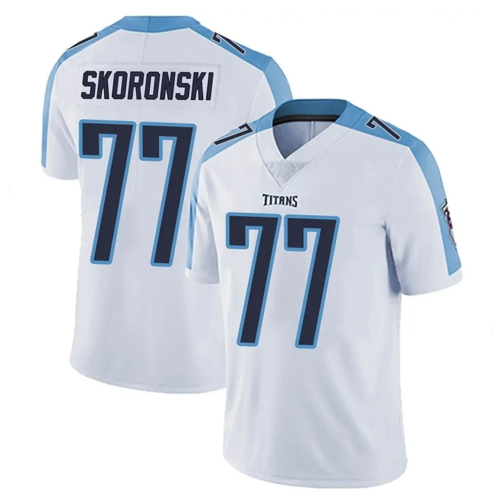 T.Titans #77 Peter Skoronski Player White Limited Vapor Untouchable Home Game Gdoa Stitched Jerseys