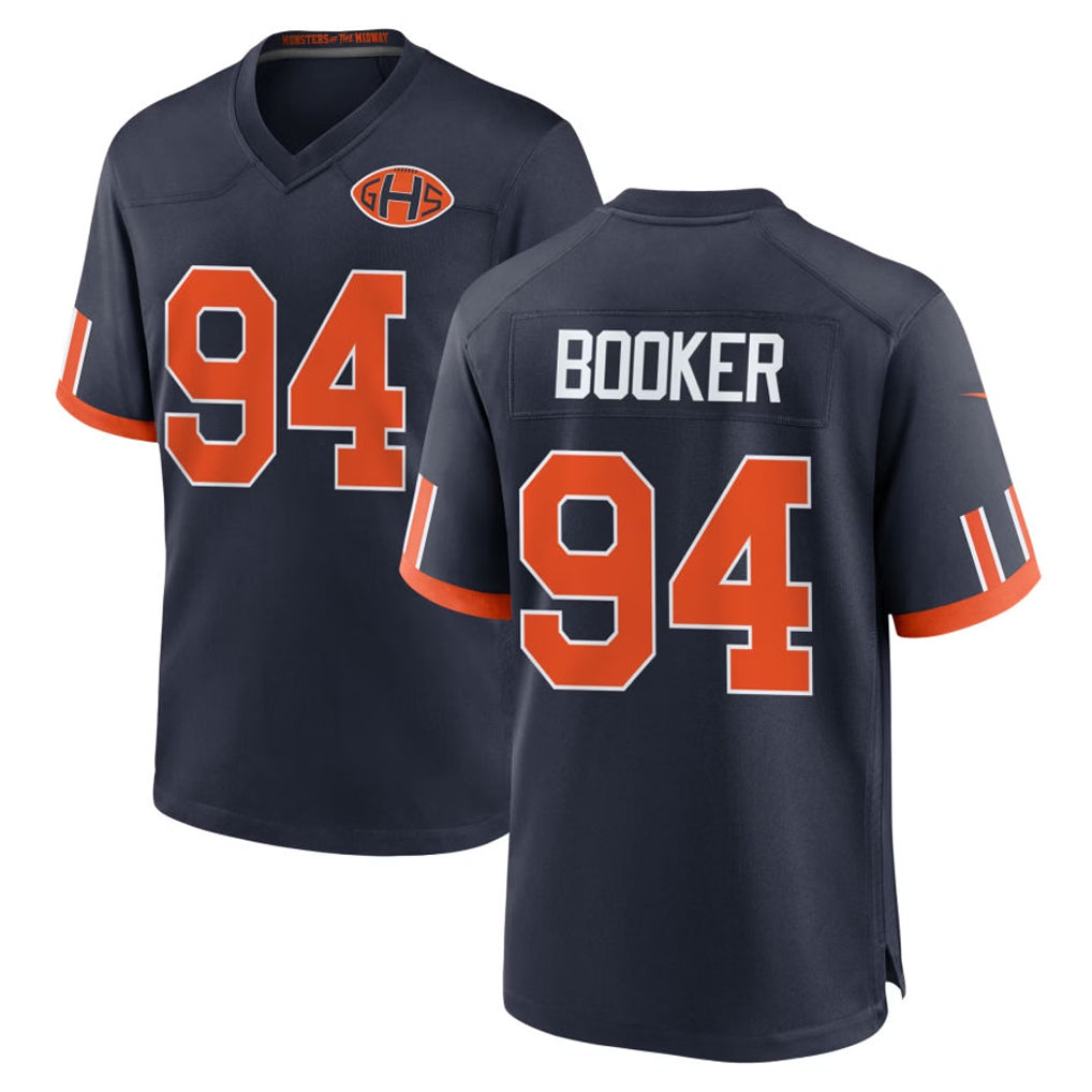C.Bears #94 Austin Booker Player Navy 2026 Rivalries Collection Home Game Gdoa Stitched Jerseys