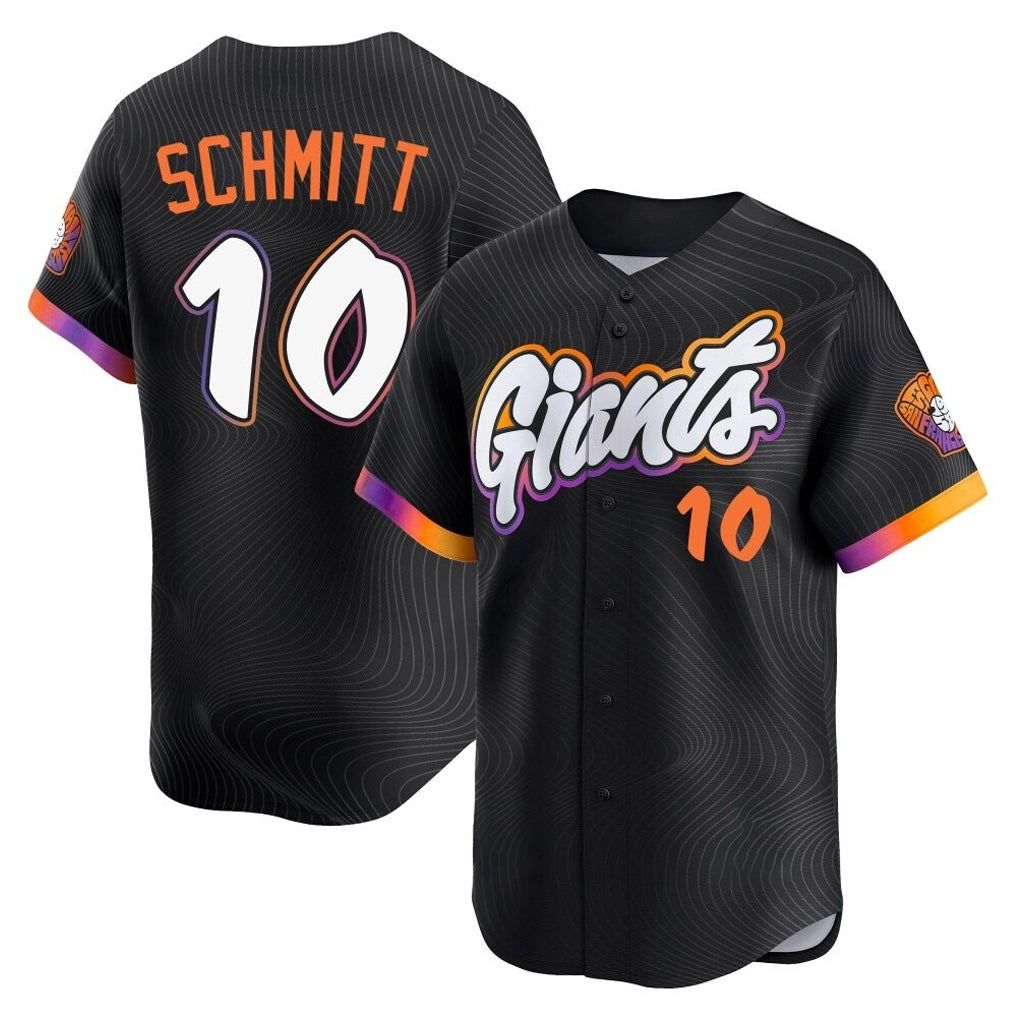SF.Giants #10 Casey Schmitt Player Black 2025 City Connect Home Limited Fdoa Stitched Jerseys