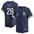 KC.Royals #28 Kyle Isbel Player Navy City Connect Limited Home Gdoa Stitched Jerseys