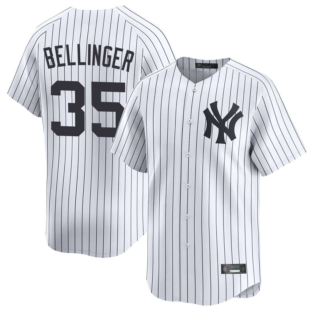 NY.Yankees #35 Cody Bellinger Player White Limited Home Fdoa Stitched Jerseys
