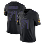 M.Vikings #71 Christian Darrisaw Player Black Impact LImited Home Game Gdoa Stitched Jerseys