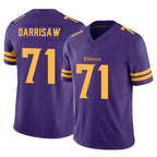 M.Vikings #71 Christian Darrisaw Player Purple Limited Alternate Vapor F.U.S.E. Home Game Gdoa Stitched Jerseys