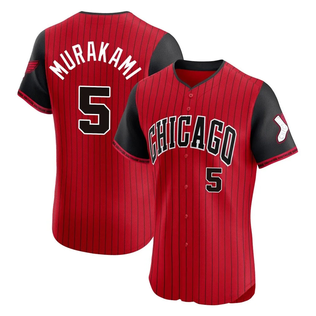 C.White Sox #5 Munetaka Murakami Player Red City Connect Limited Elite Home Gdoa Stitched Jerseys