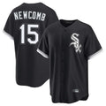 C.White Sox #15 Sean Newcomb Player Black Home Game Gdoa Stitched Jerseys
