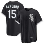 C.White Sox #15 Sean Newcomb Player Black Home Game Gdoa Stitched Jerseys