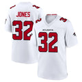 A.Falcons #32 Cash Jones Player White Team Color Home Game Gdoa Stitched Jerseys