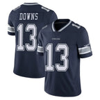 D.Cowboys #13 Caleb Downs Player Navy Vapor Untouchable Limited Home Game Gdoa Stitched Jerseys