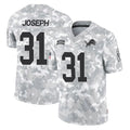 D.Lions #31 Kerby Joseph Player Arctic Camo Salute To Service Limited Gdoa Stitched Jerseys