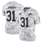 D.Lions #31 Kerby Joseph Player Arctic Camo Salute To Service Limited Gdoa Stitched Jerseys