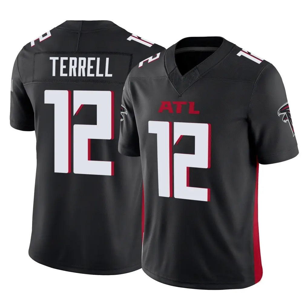 A.Falcons #12 Avieon Terrell Player Black Alternate Vapor F.U.S.E. Limited Gdoa Stitched Jerseys