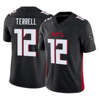 A.Falcons #12 Avieon Terrell Player Black Alternate Vapor F.U.S.E. Limited Gdoa Stitched Jerseys