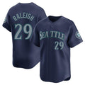S.Mariners #29 Cal Raleigh Player Navy Home Limited Fdoa Stitched Jerseys