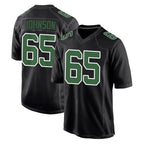 P.Eagles #65 Lane Johnson Player Carbon Green Fashion Home Game Gdoa Stitched Jerseys