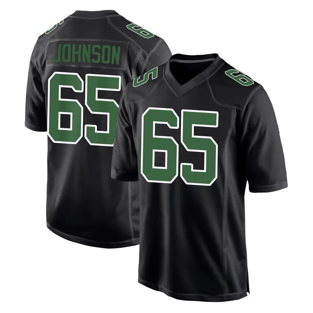 P.Eagles #65 Lane Johnson Player Carbon Green Fashion Home Game Gdoa Stitched Jerseys