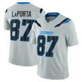 D.Lions #87 Sam LaPorta Player Silver Limited 2026 Rivalries Collection Home Game Gdoa Stitched Jerseys
