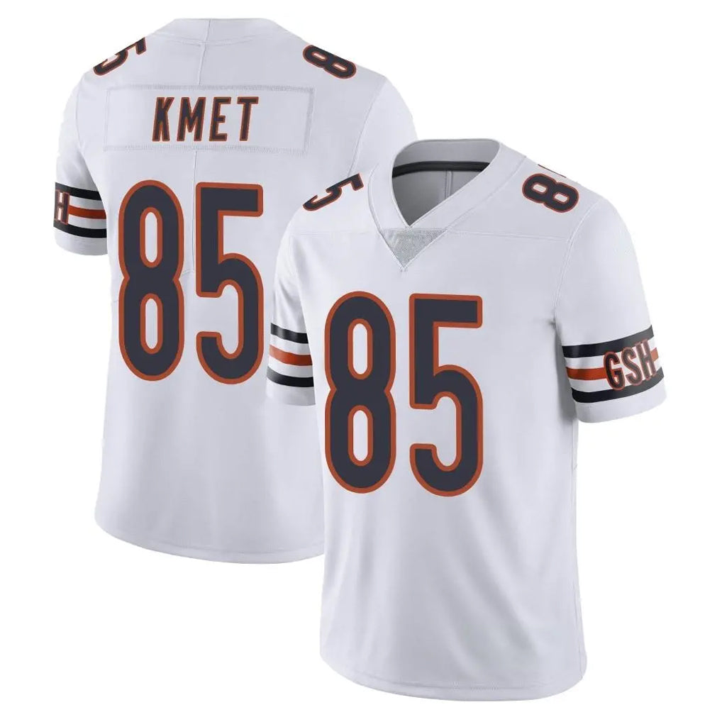C.Bears #85 Cole Kmet Player White Vapor Untouchable Limited Home Game Gdoa Stitched Jerseys