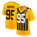 P.Steelers #95 Keeanu Benton Player Gold Limited 1933 Throwback Home Game Gdoa Stitched Jerseys