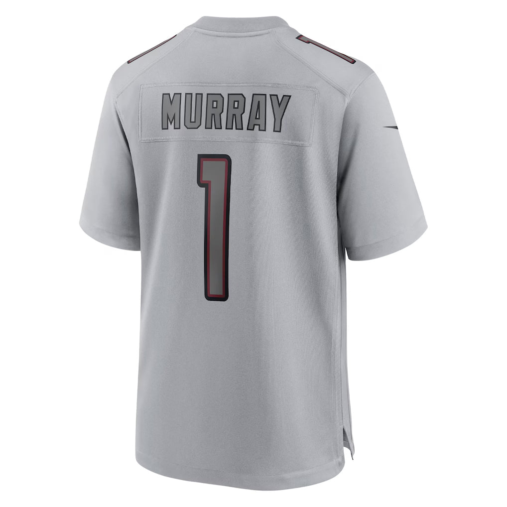 A.Cardinals #1 Kyler Murray Player Gray Fashion Home Game Gdoa Stitched Jerseys