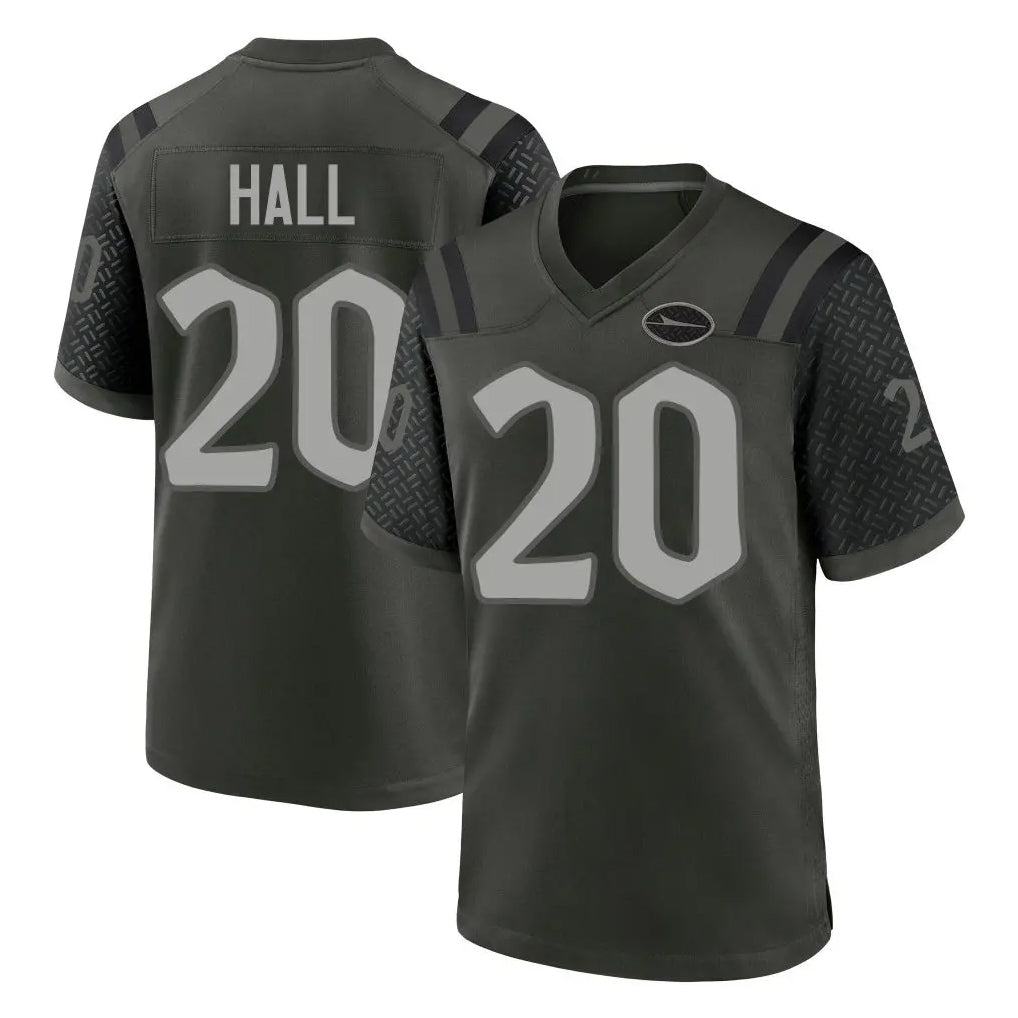 NY.Jets #20 Breece Hall Player Green 2025 Rivalries Collection Home Game Gdoa Stitched Jerseys