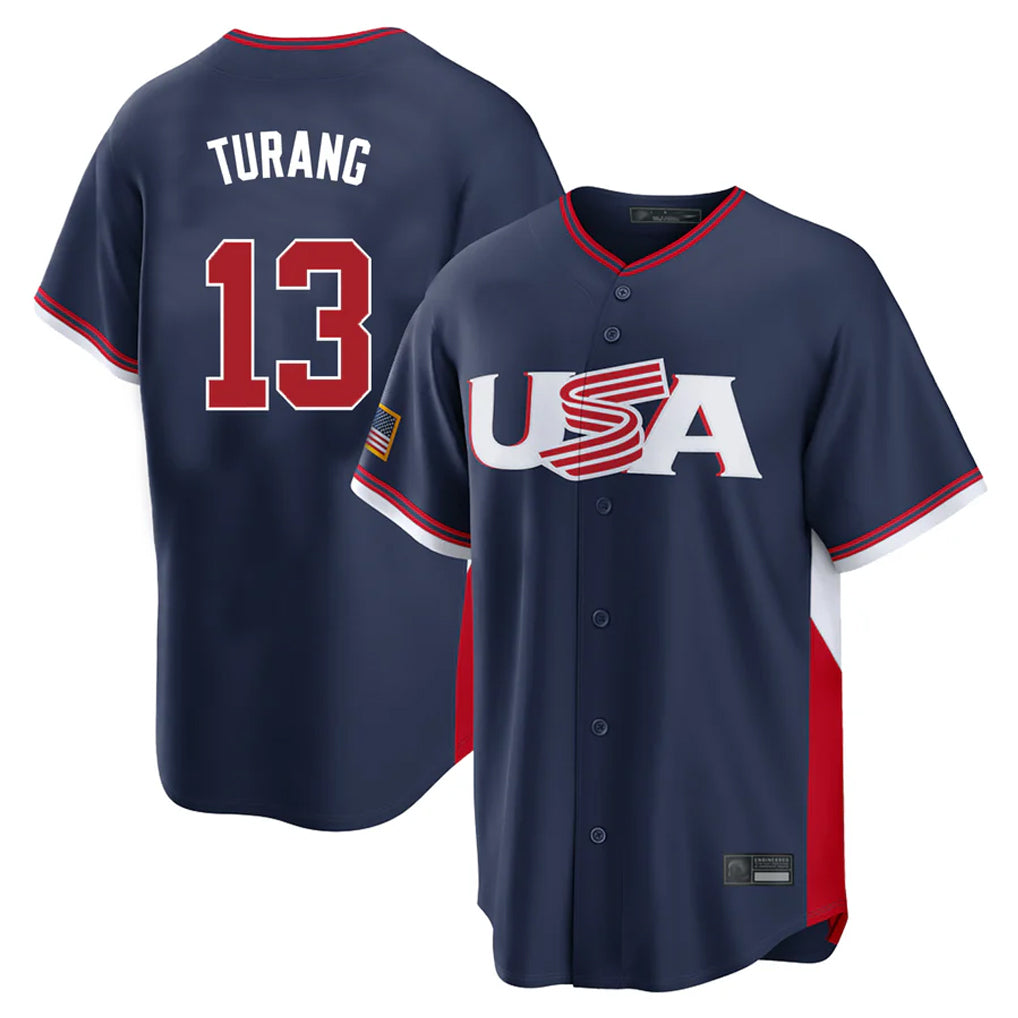 NY.Yankees #13 Jazz Chisholm Jr Player Navy USA 2026 World Classic Limited Game Fdoa Stitched Jerseys