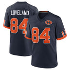 C.Bears #84 Colston Loveland Player Navy 2026 Rivalries Collection Home Game Gdoa Stitched Jerseys