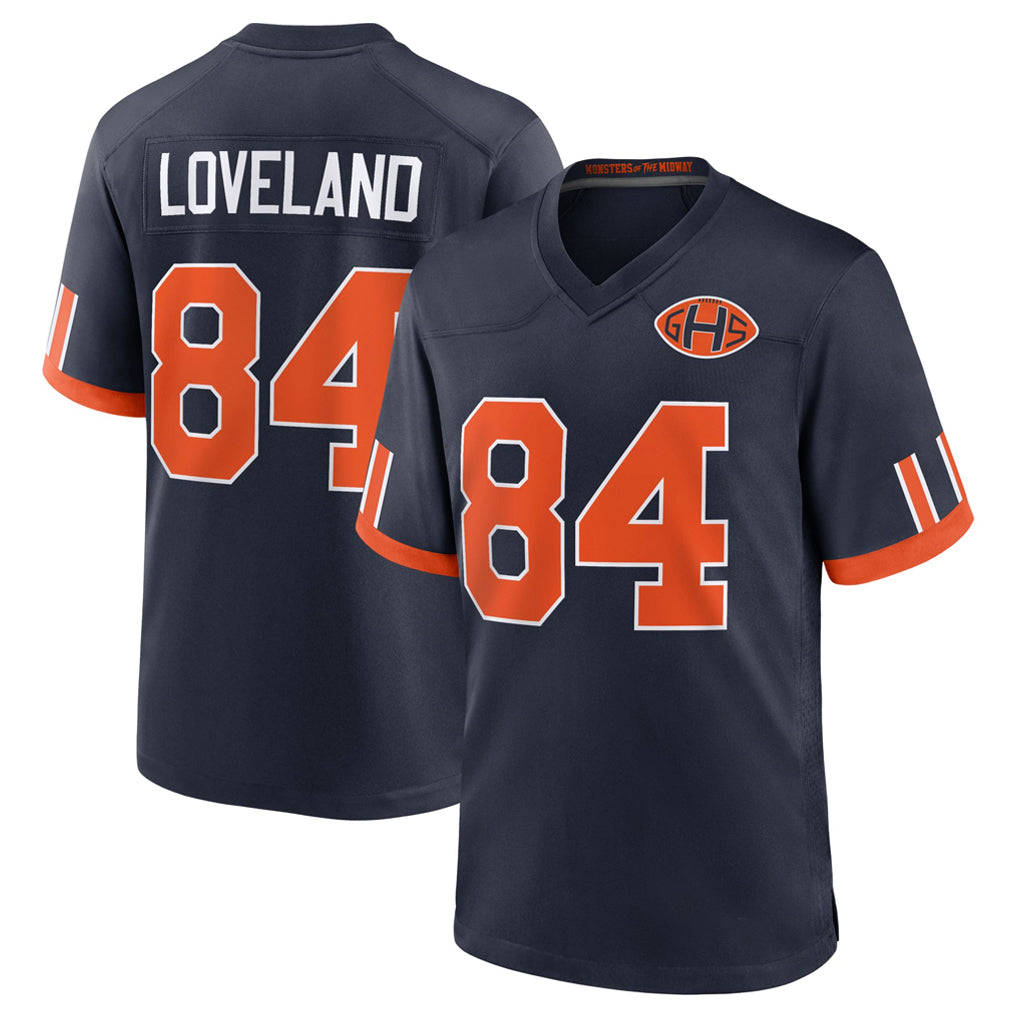 C.Bears #84 Colston Loveland Player Navy 2026 Rivalries Collection Home Game Gdoa Stitched Jerseys