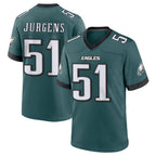 P.Eagles #51 Cam Jurgens Player Green Home Game Gdoa Stitched Jerseys