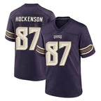 MN.Vikings #87 T.J. Hockenson Player Purple 2026 Rivalries Collection Home Game Gdoa Stitched Jerseys