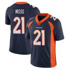 D.Broncos #21 Riley Moss Player Navy Vapor Untouchable Limited Game Gdoa Stitched Jerseys