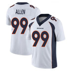D.Broncos #99 Zach Allen Player White Vapor Untouchable Limited Home Game Gdoa Stitched Jerseys
