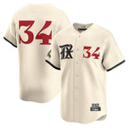 T.Rangers #34 Nolan Ryan Player Cream City Connect Limited Cream Fdoa Stitched Jerseys
