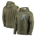 D.Lions ## Lions Blank Player Olive Salute to Service Pullover Hoodies Home Game Gdoa Stitched Jerseys