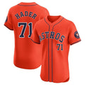 H.Astros #71 Josh Hader Player Orange Home Limited Elite Gdoa Stitched Jerseys