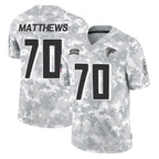 A.Falcons #70 Jake Matthews Player Arctic Camo Salute to Service Limited Gdoa Stitched Jerseys