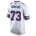 B.Bills #73 Dion Dawkins Player White Home Game Gdoa Stitched Jerseys
