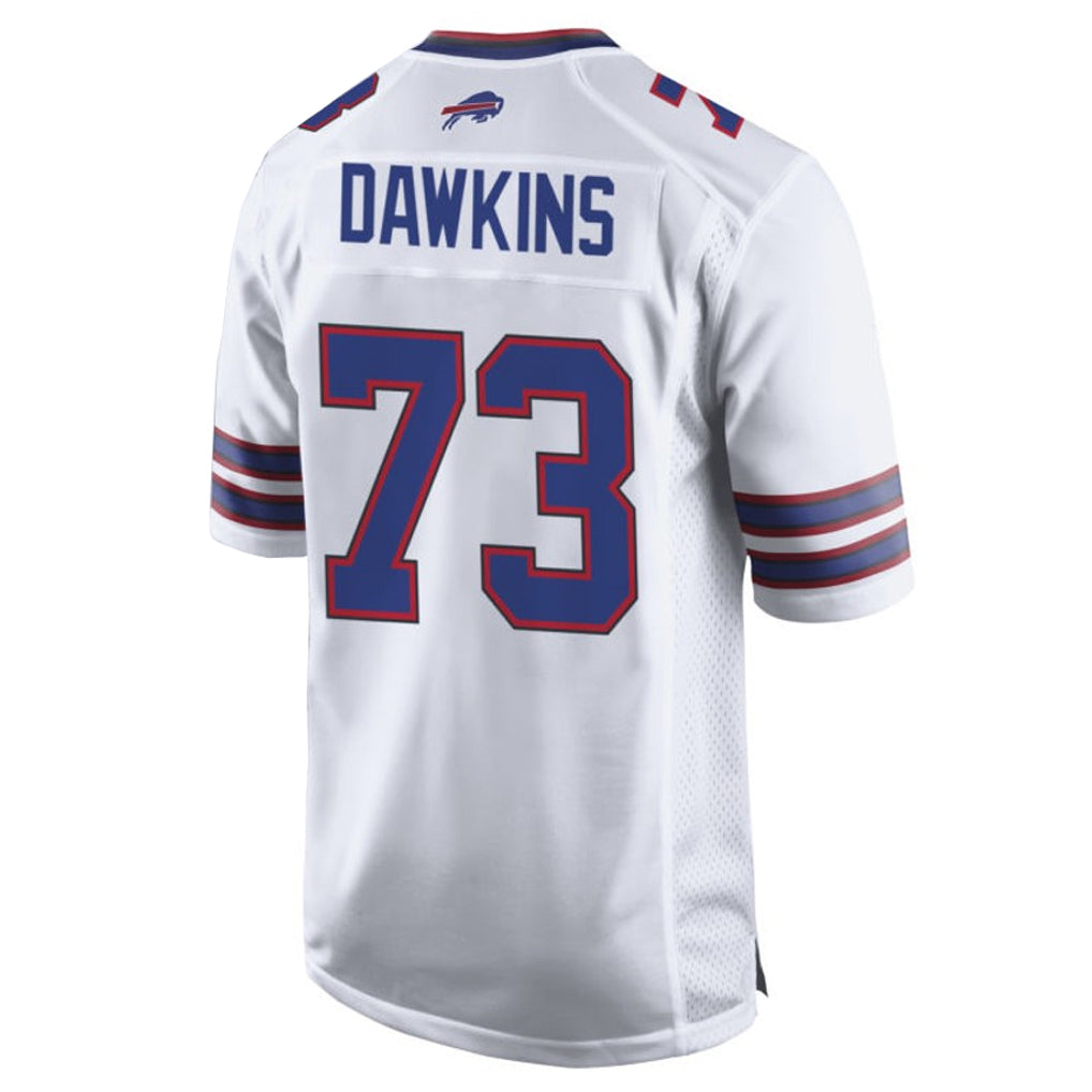 B.Bills #73 Dion Dawkins Player White Home Game Gdoa Stitched Jerseys