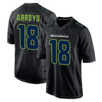 S.Seahawks #18 Elijah Arroyo Player Black Limited Fashion Home Game Gdoa Stitched Jerseys