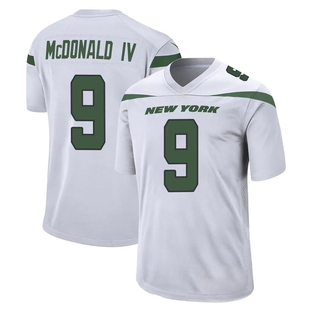 NY.Jets #9 Will McDonald IV Player White Spotlight Home Game Gdoa Stitched Jerseys