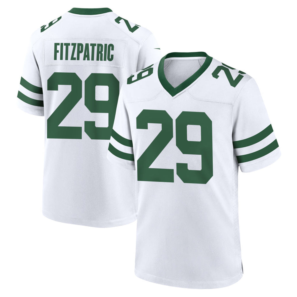 NY.Jets #29 Minkah Fitzpatrick Player White Legacy Home Game Gdoa Stitched Jerseys