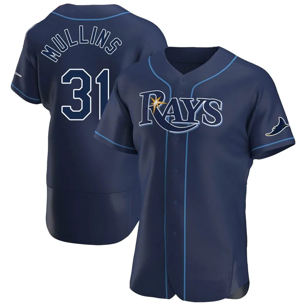 T.Bay Rays #31 Cedric Mullins Player Navy Home Limited Elite Fdoa Stitched Jerseys