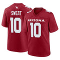 A.Cardinals #10 Josh Sweat Player Cardinal Limited Home Game Gdoa Stitched Jerseys